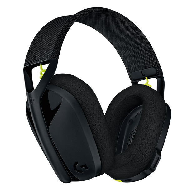 Logitech G435 Lightspeed Wireless Bluetooth Gaming Headset, black and neon yellow - OPENBOX (Rozbalené zboží s plnou zár