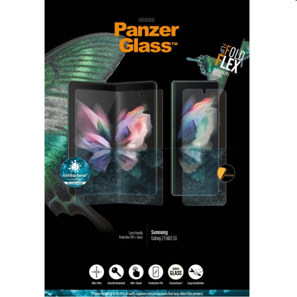 Ochranné sklo PanzerGlass Case Friendly AB for Samsung Galaxy Z Fold3 5G, černé