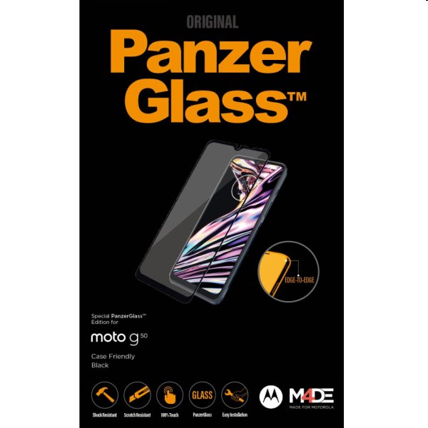 Ochranné temperované sklo PanzerGlass Case Friendly pro Motorola Moto G50 5G