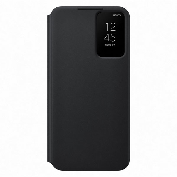 Pouzdro Clear View Cover pro Samsung Galaxy S22 Plus, black