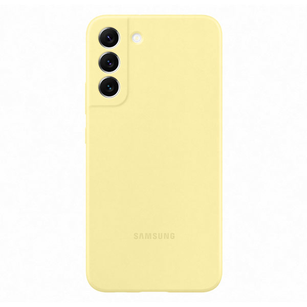 Pouzdro Silicone Cover pro Samsung Galaxy S22 Plus, yellow