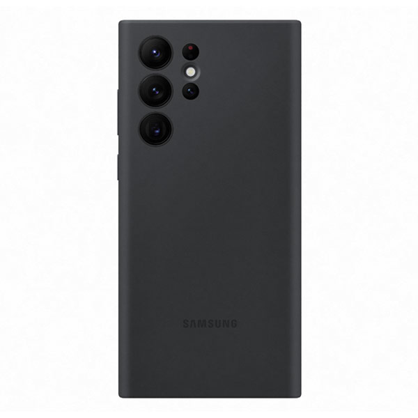 Pouzdro Silicone Cover pro Samsung Galaxy S22 Ultra, black