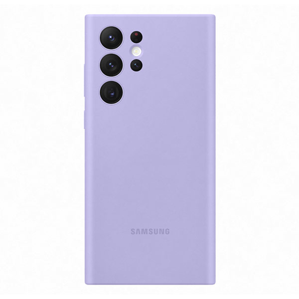 Pouzdro Silicone Cover pro Samsung Galaxy S22 Ultra, lavender