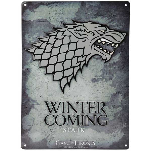 Metal Plate Stark (Game of Thrones)