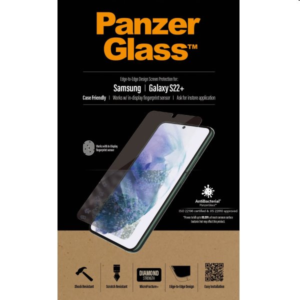 Ochranné sklo PanzerGlass Case Friendly AB for Samsung Galaxy S22 Plus