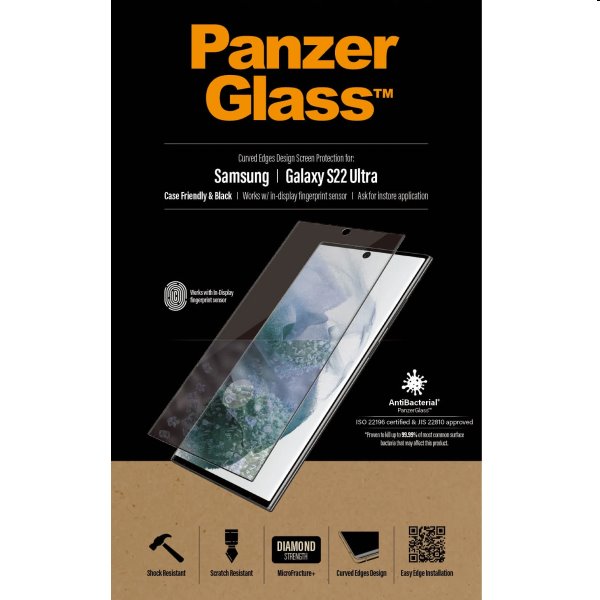 Ochranné sklo PanzerGlass Case Friendly AB for Samsung Galaxy S22 Ultra