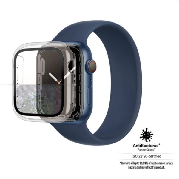 Ochranné temperované sklo PanzerGlass pro Apple Watch 7 45 mm, black