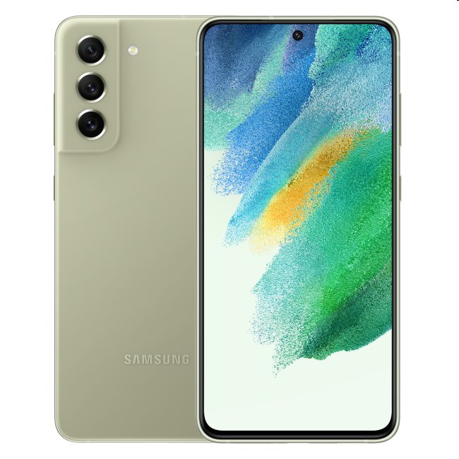 Samsung Galaxy S21 FE 5G, 6/128GB, olive, Třída A - použité, záruka 12 mesíců
