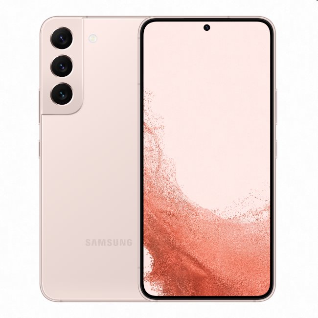 Samsung Galaxy S22, 8/128GB, pink, Třída B - použito, záruka 12 měsíců