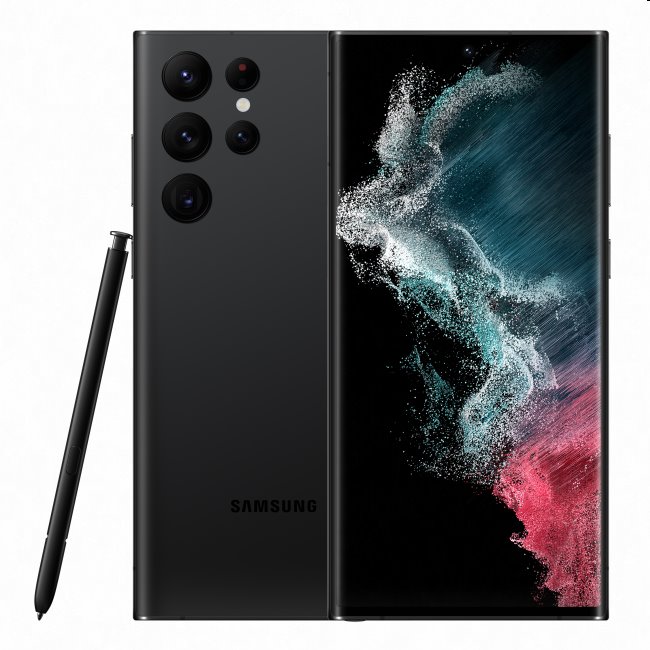 Samsung Galaxy S22 Ultra, 12/256GB, black, Třída B - použité, záruka 12 měsíců