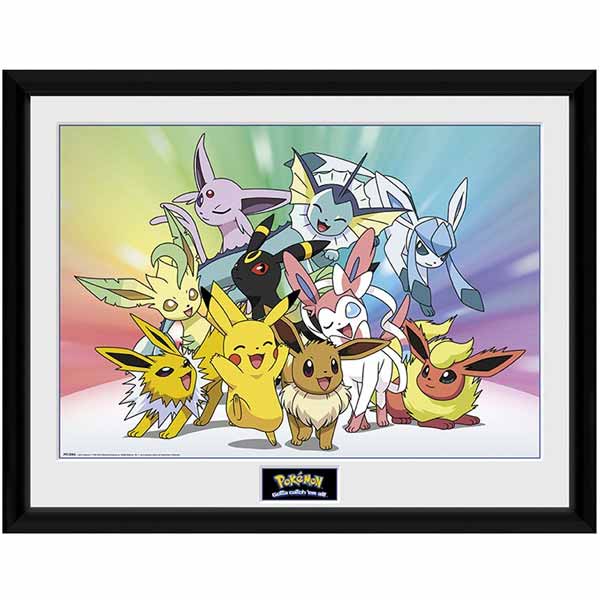 Zarámovaný plakát Eevee (Pokémon)