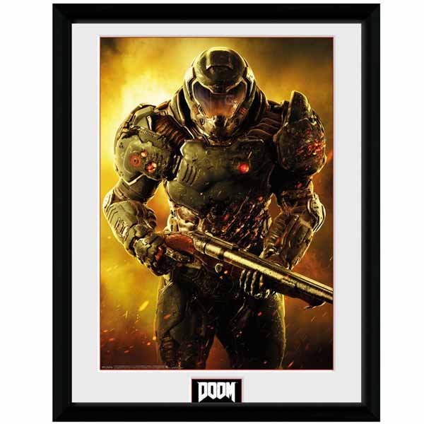Zarámovaný plakát Marine (Doom)