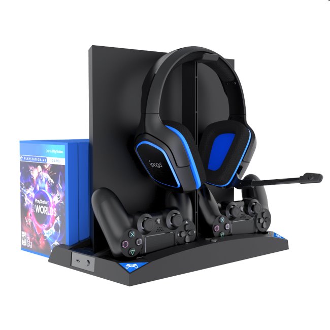 Dokovací stanice iPega P4009 pro PlayStation 4, Dualshock a Headset