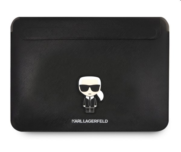 Karl Lagerfeld Saffiano Ikonik Computer Sleeve 16", black Karl Lagerfeld Saffiano Ikonik Computer Sleeve 16", black