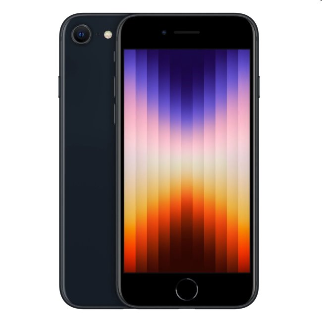 Apple iPhone SE (2022) 128GB, midnight, Třída A - použité, záruka 12 měsíců