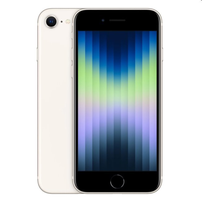 Apple iPhone SE (2022) 64GB, starlight, Třída A - použité, záruka 12 měsíců
