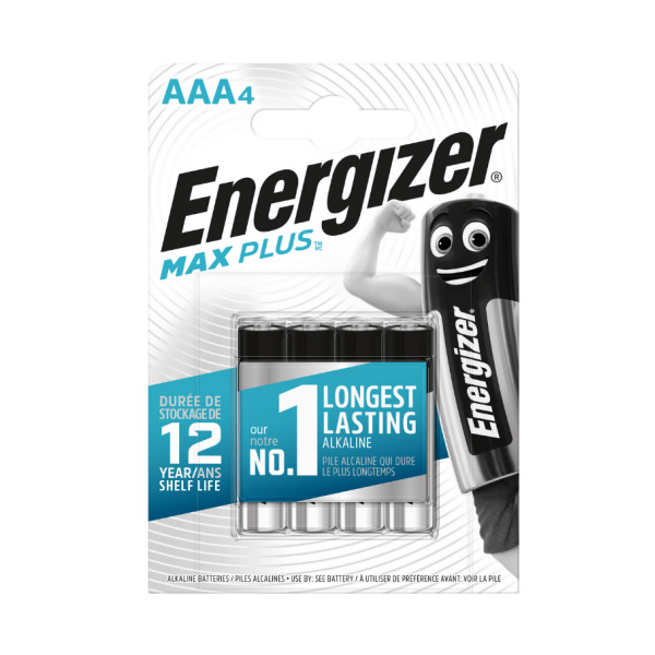 Energizer mikrotuškové baterie AAA/4