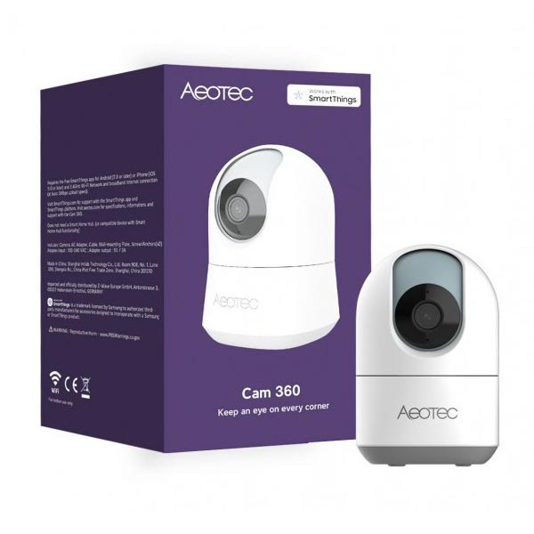 Aeotec Cam 360 (SmartThings CAM) kamera Aeotec Cam 360 (SmartThings CAM) kamera