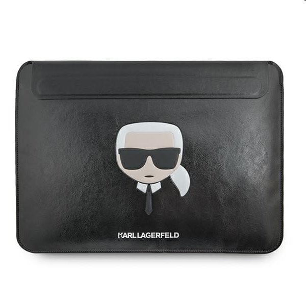 Karl Lagerfeld Head Embossed Computer Sleeve 16", černé