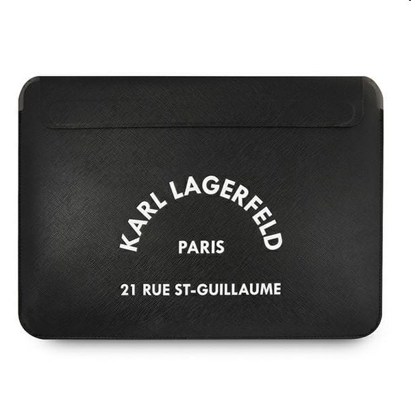 Karl Lagerfeld Saffiano RSG Embossed Computer Sleeve 16", černé