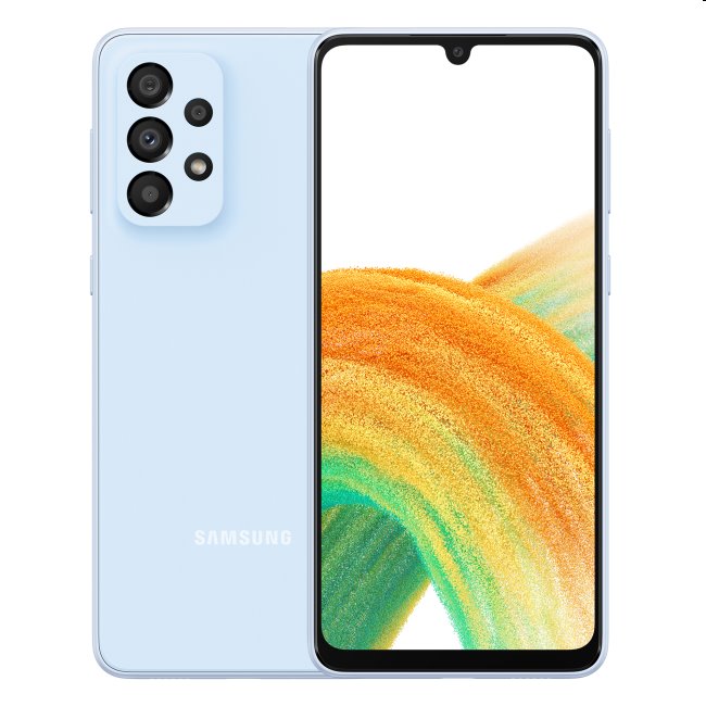 Samsung Galaxy A33, 6/128GB, blue, Třída A - použité, záruka 12 měsíců