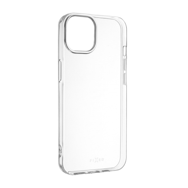 FIXED TPU Skin Ultratenké gelové pouzdro pro Apple iPhone 13, 0,6 mm, čiré