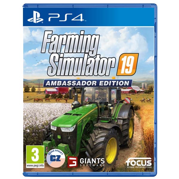 Farming Simulator 19 CZ (Ambassador Edition) [PS4] - BAZAR (použité zboží))