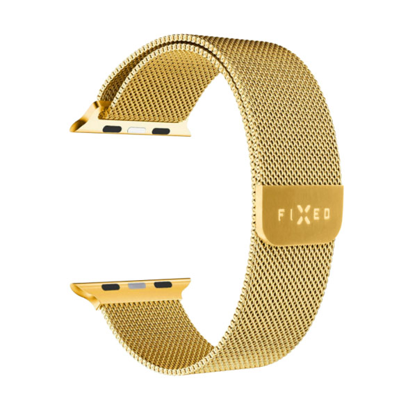 FIXED Mesh Nerezový řemínek pro Apple Watch 38/40/41 mm, zlatý FIXED Mesh Nerezový řemínek pro Apple Watch 38/40/41 mm, zlatý