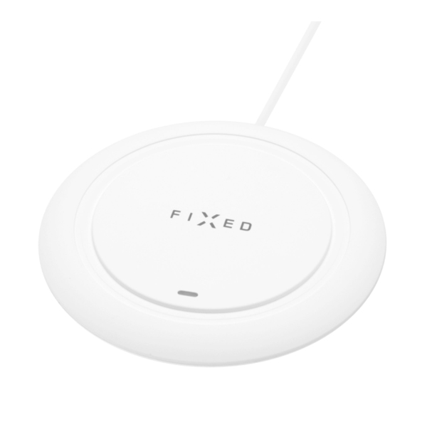 FIXED Pad Podložka pro rýchle bezdrátové nabíjení telefonu, 10 W, bílá FIXED Pad Podložka pro rýchle bezdrátové nabíjení telefonu, 10 W, bílá