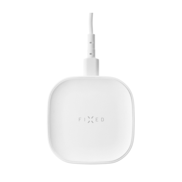 FIXED PodsPad Bezdrátová nabíječka pro TWS, 5 W, bílá FIXED PodsPad Bezdrátová nabíječka pro TWS, 5 W, bílá