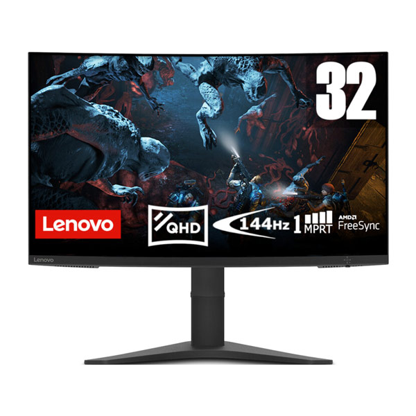 Herní monitor Lenovo G32qc-10 31,5.", černý