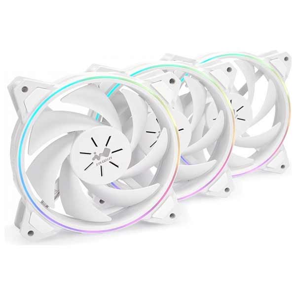 InWin Sirius Pure ASP120 Triple Pack, pristine white InWin Sirius Pure ASP120 Triple Pack, pristine white