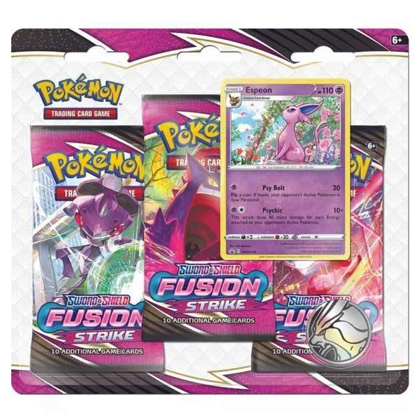 Kartová hra Pokémon TCG Sword & Shield 8 Fusion Strike 3 pack Blister Espeon (Pokémon) Kartová hra Pokémon TCG Sword & Shield 8 Fusion Strike 3 pack Blister Espeon (Pokémon)