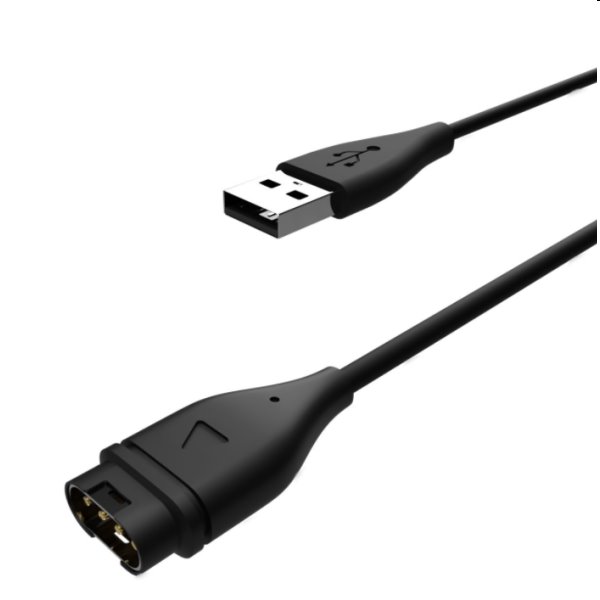 FIXED Nabíjecí USB kabel pro smartwatch Garmin, černý
