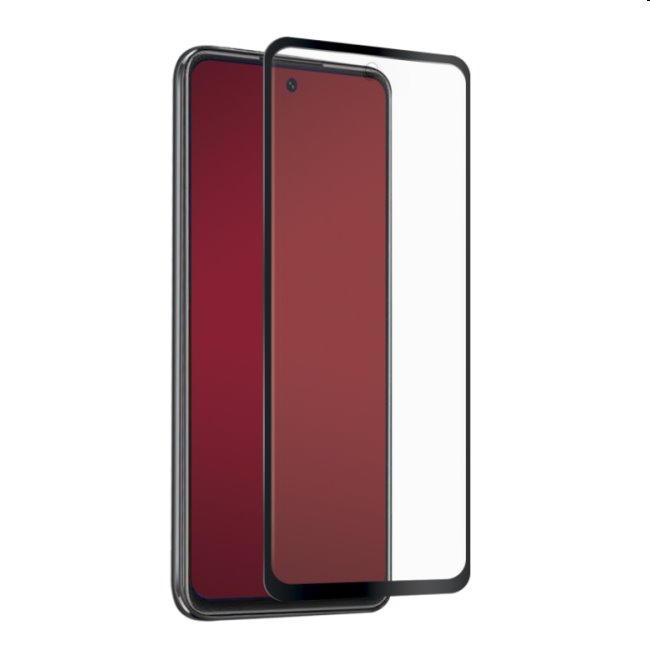 SBS Full Cover Glass Screen Protector for Huawei P Smart 2021, black - OPENBOX (Rozbalené zboží s plnou zárukou)