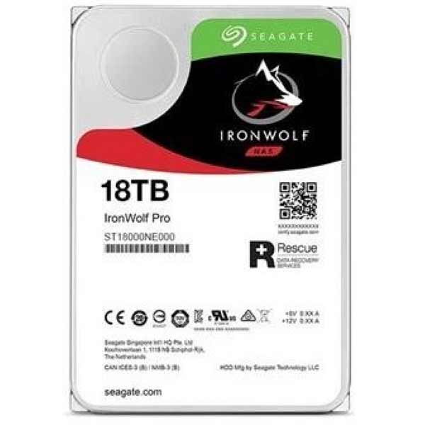 Seagate IronWolf Pro 7200rpm 3,5" 18TB