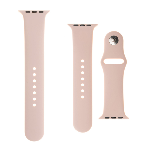 FIXED Set silikonových řemínků pro Apple Watch 38/40/41 mm, růžový FIXED Set silikonových řemínků pro Apple Watch 38/40/41 mm, růžový