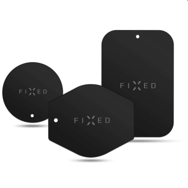 FIXED Icon Plates Souprava náhradních plíšků k magnetickým držákům, černé