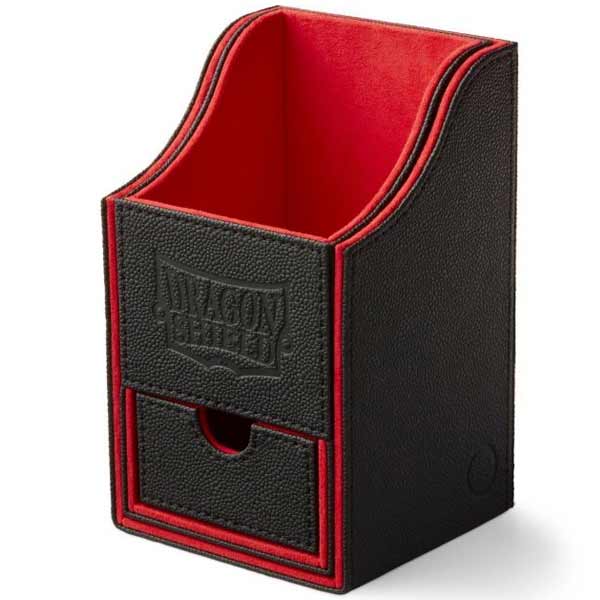 Box na karty Dragon Shield Nest + Black/Red