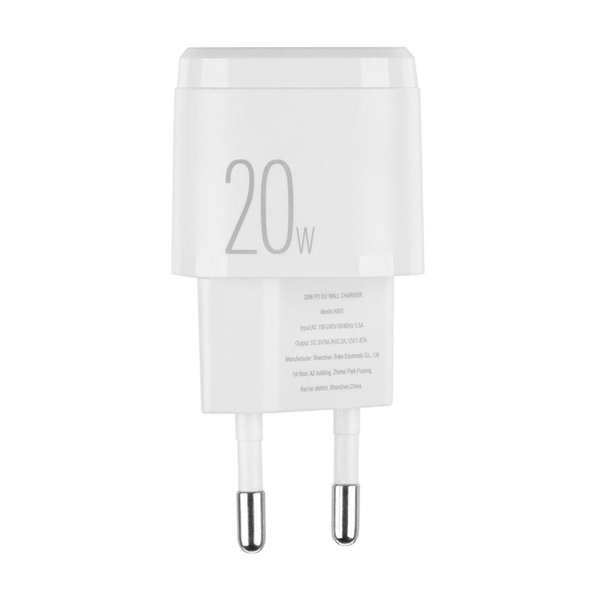 Cestovní nabíječka Tactical Base Plug Mini 20 W, bílá Cestovní nabíječka Tactical Base Plug Mini 20 W, bílá