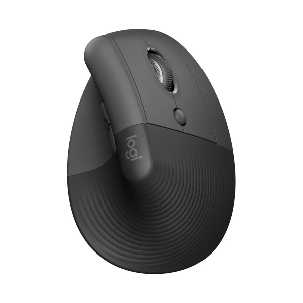 Vertikální myš Logitech Lift Vertical Ergonomic Mouse, grafitová