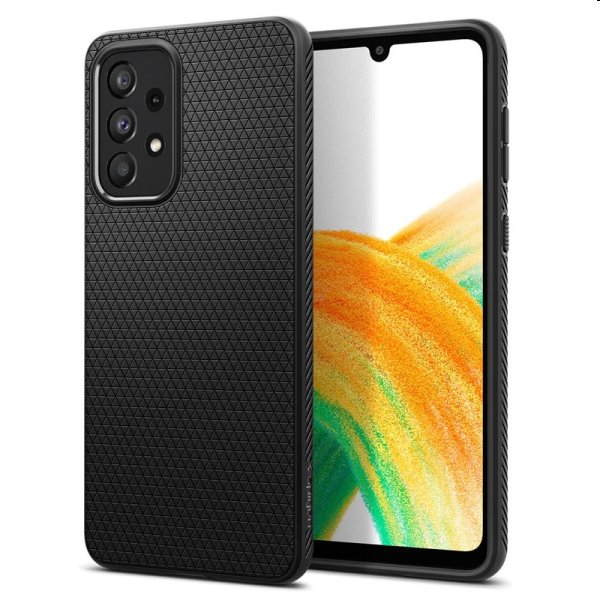 Pouzdro Spigen Liquid Air pro Samsung Galaxy A33 5G, black Pouzdro Spigen Liquid Air pro Samsung Galaxy A33 5G, black