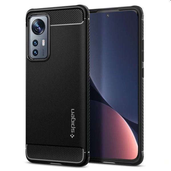 Pouzdro Spigen Rugged Armor pro Xiaomi 12/12X, černé