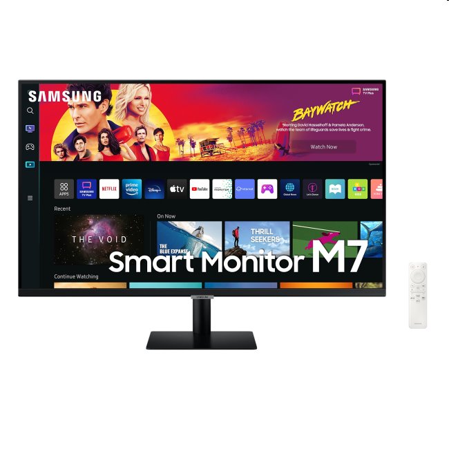 Samsung Smart Monitor M7 (2022), 32" UHD, black