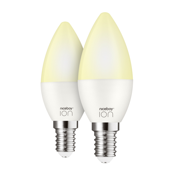 Set LED smart žárovek Niceboy ION SmartBulb Ambient E14 Set (2 ks)