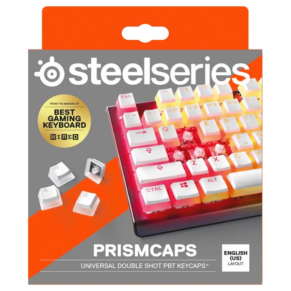SteelSeries PrismCAPS White- US SteelSeries PrismCAPS White- US