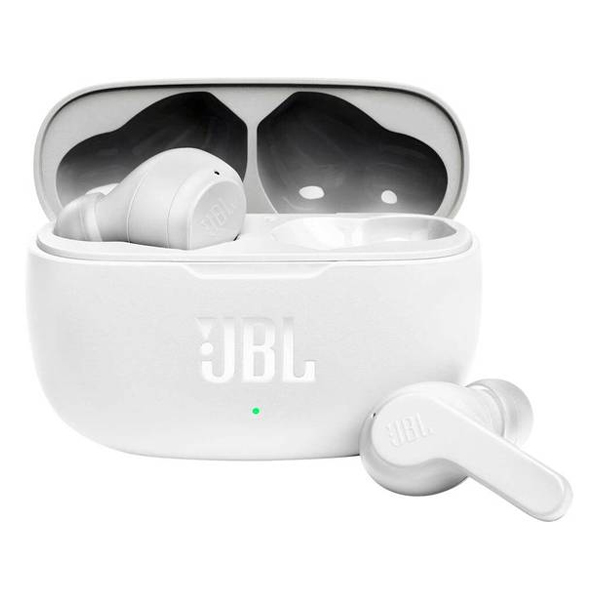 Bezdrátové sluchátka JBL Wave 200TWS, bílé