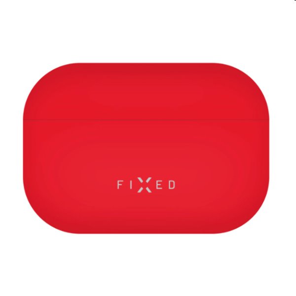 FIXED Silky Silikonové pouzdro pro Apple AirPods Pro, červené FIXED Silky Silikonové pouzdro pro Apple AirPods Pro, červené