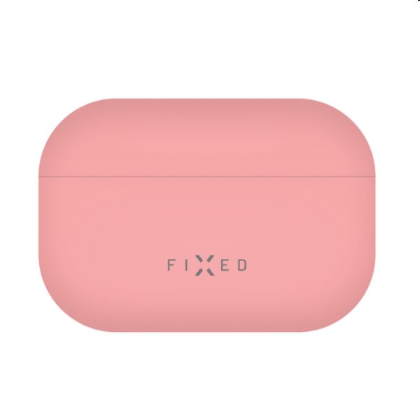 FIXED Silky Silikonové pouzdro pro Apple AirPods Pro, ružové