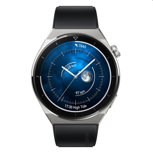 Huawei Watch GT3 Pro 46mm, černá, Třída A - použité, záruka 12 měsíců